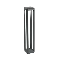 Lampioni Da Giardino-Gea Luce lampione da giardino led 13w antracite ip65 4000k h80 cm