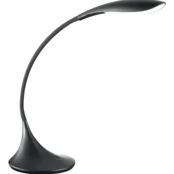 Lampade Da Tavolo-Gea Luce nunki lampada da scrivania led nera moderna