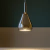 Lampade A Sospensione-Gea Luce ofelia lampada a sospensione vetro cromo