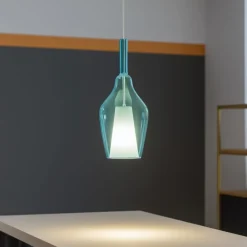 Lampade A Sospensione-Gea Luce ofelia lampada a sospensione per camera da letto in vetro