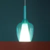 Lampade A Sospensione-Gea Luce ofelia lampada a sospensione in vetro blu