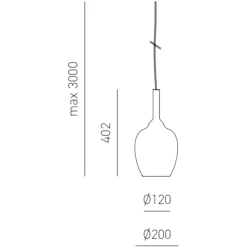 Lampade A Sospensione-Gea Luce ofelia lampada a sospensione per isola cucina
