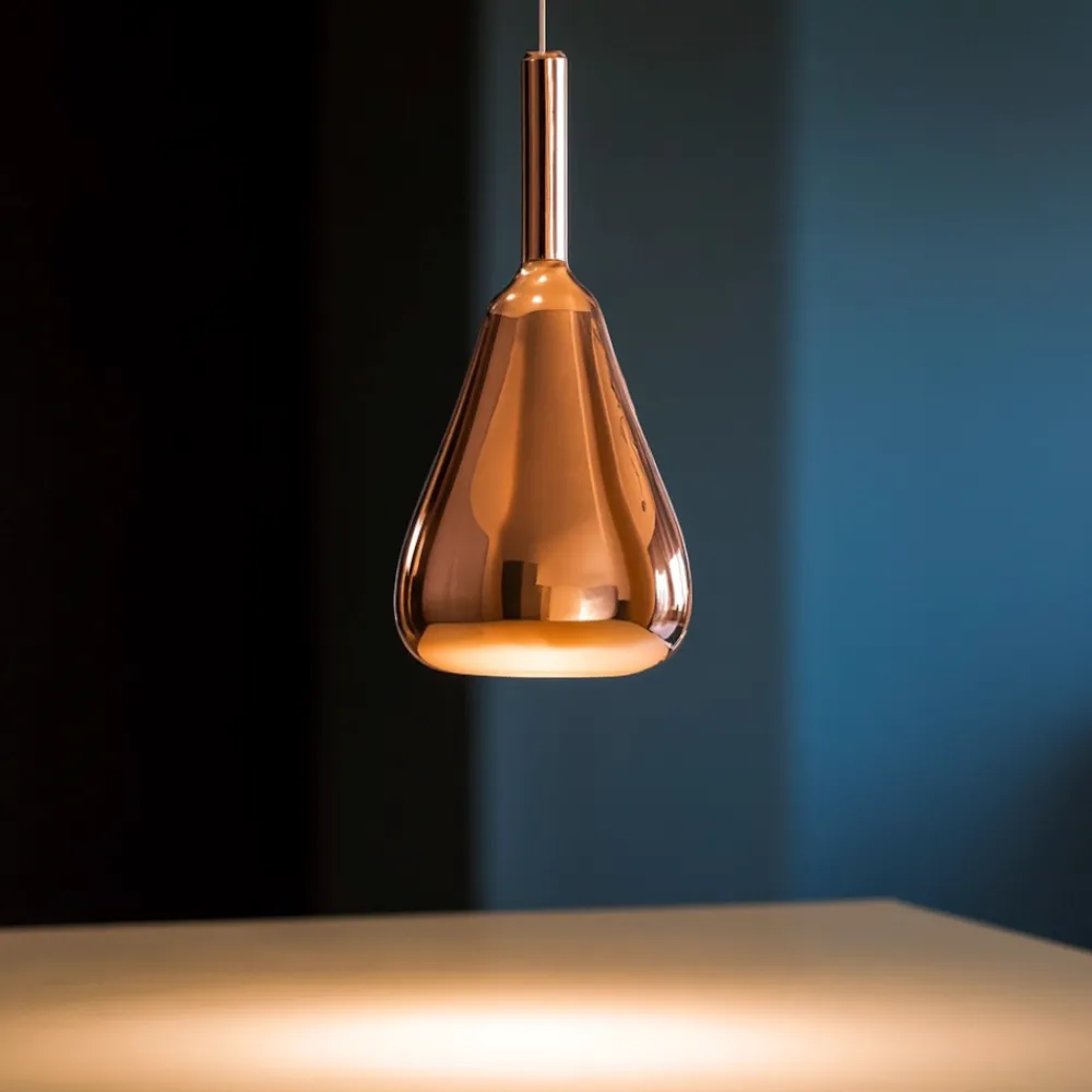 Lampade A Sospensione-Gea Luce ofelia lampada a sospensione per cucina colore rame