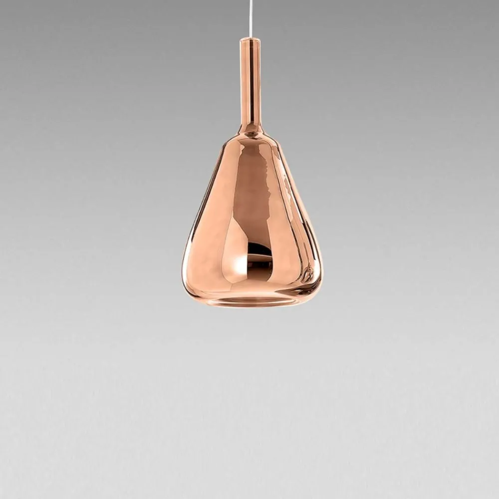 Lampade A Sospensione-Gea Luce ofelia lampada a sospensione per cucina colore rame