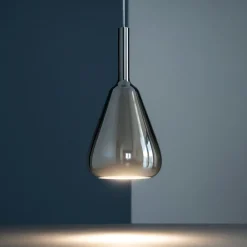 Lampade A Sospensione-Gea Luce ofelia lampada a sospensione per tavolo cucina colore cromo