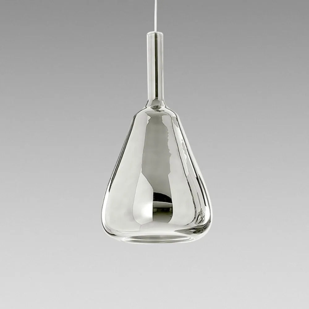 Lampade A Sospensione-Gea Luce ofelia lampada a sospensione per tavolo cucina colore cromo