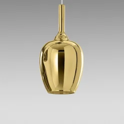 Lampade A Sospensione-Gea Luce ofelia lampada a sospensione per tavolo cucina colore oro