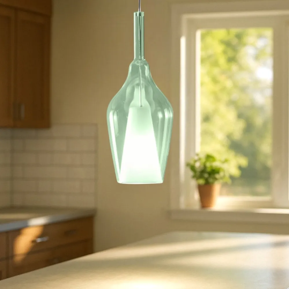 Lampade A Sospensione-Gea Luce ofelia lampada a sospensione colore verde
