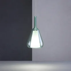 Lampade A Sospensione-Gea Luce ofelia lampada a sospensione per isola cucina in vetro