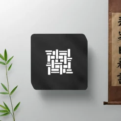 Applique Da Parete-Gea Luce pixel applique da parete led 25w 3000k nera design orientale