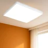 Plafoniere Moderne-Gea Luce plafoniera bianca led 60w 3000k quadrata