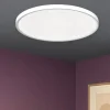 Plafoniere Moderne-Gea Luce plafoniera bianca led 32w da 3000k a 6000k circolare