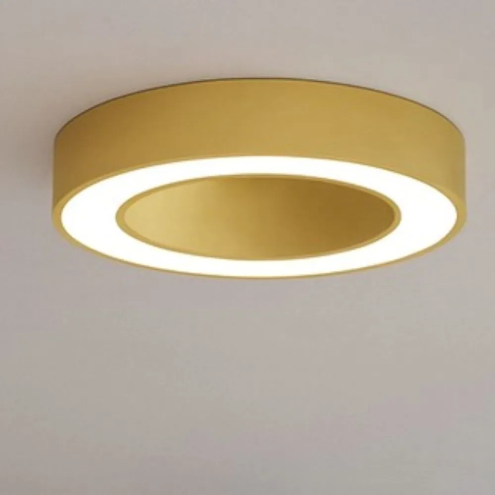 Plafoniere Moderne-Gea Luce plafoniera flor led 30w 3000k colore oro