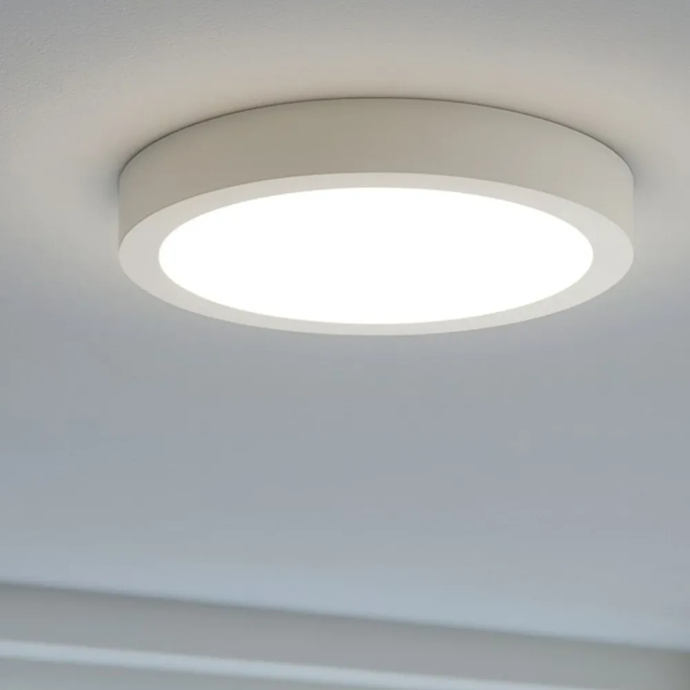 Plafoniere Moderne-Gea Luce plafoniera led 6w 4000k per interni bianco