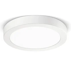 Plafoniere Moderne-Gea Luce plafoniera led 6w 4000k per interni bianco