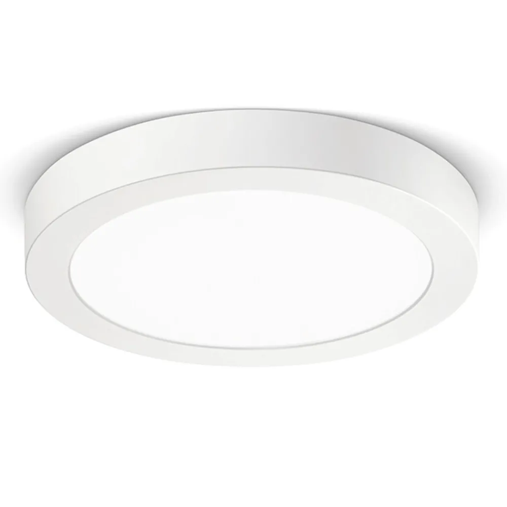 Plafoniere Moderne-Gea Luce plafoniera led 6w 4000k per interni bianco