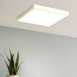 Plafoniere Moderne-Gea Luce plafoniera moderna led 40w 4000k bianca sottile