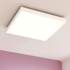 Plafoniere Moderne-Gea Luce plafoniera moderna led 50w 4000k design geometrico