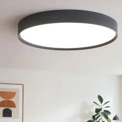 Plafoniere Moderne-Gea Luce plafoniera moderna led 80w da 3000k a 4000k tonda