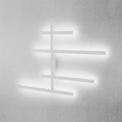 Applique Da Parete-Gea Luce rake applique da parete led 70w 3000k ultramoderno