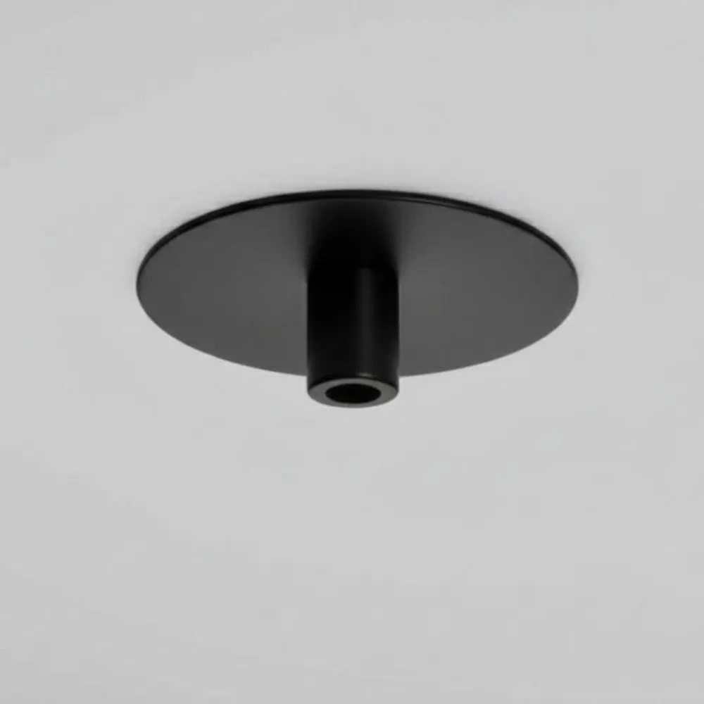 Accessori-Gea Luce rosone da incasso nero accessorio per sospensione