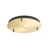 Accessori-Gea Luce rosone rotondo 30 cm metallo ottone 3 fori