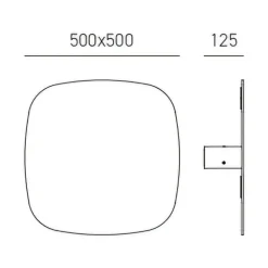 Applique Da Parete-Gea Luce step applique moderna led 60w 3000k