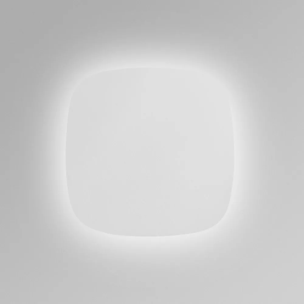 Plafoniere Moderne-Gea Luce step plafoniera moderna led 60w 3000k quadrata bianca