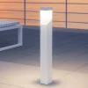 Lampioni Da Giardino-Gea Luce sury lampioncino 60cm da giardino bianco moderno squadrato