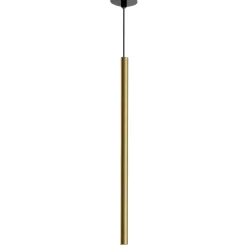 Lampade A Sospensione-Gea Luce thalassia lampada a sospensione led 7w 3000k colore oro cilindrica