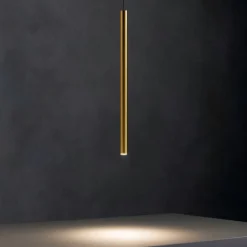 Lampade A Sospensione-Gea Luce thalassia lampada a sospensione led 7w 3000k per comodino colore oro