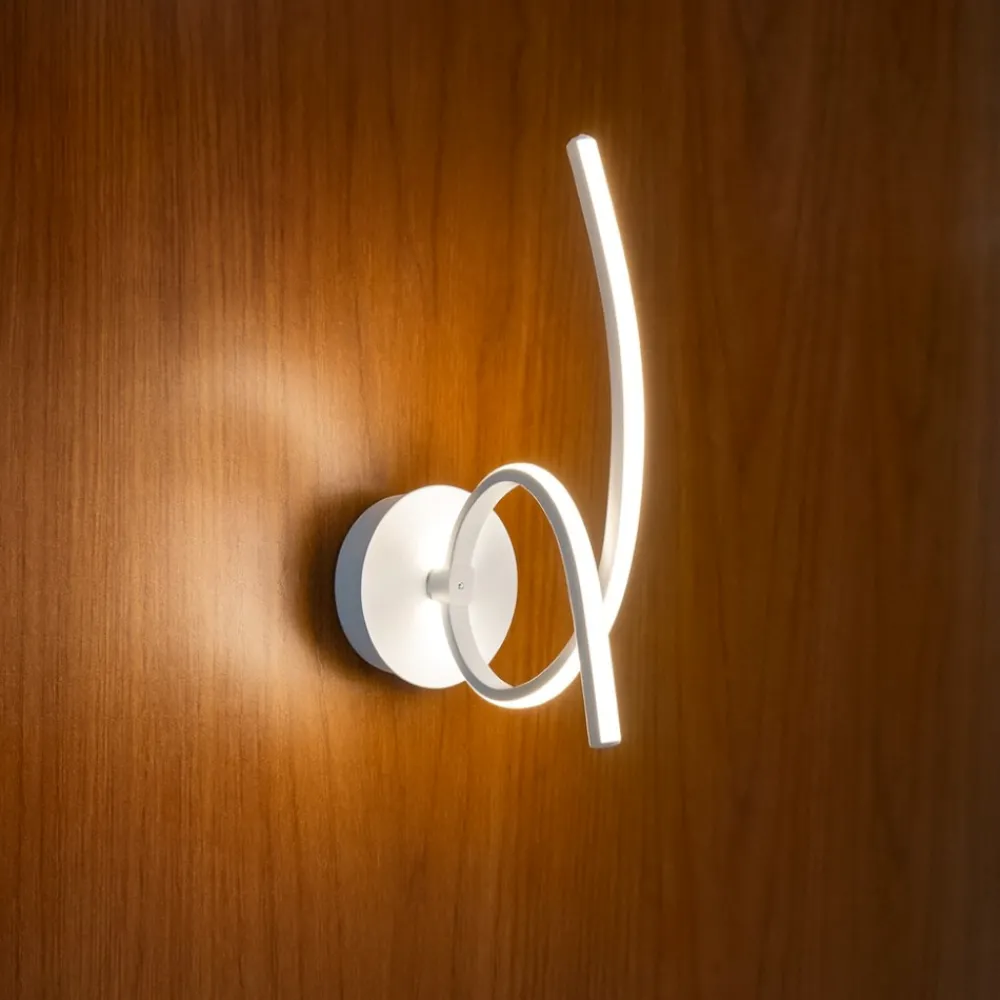 Applique Da Parete-Gea Luce tosca applique da parete led 15w 4000k design originale