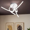 Plafoniere Moderne-Gea Luce tosca plafoniera moderna led 45w 4000k per soggiorno