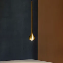 Lampade A Sospensione-Gea Luce ursula lampada a sospensione led 5w 3000k sottile colore oro