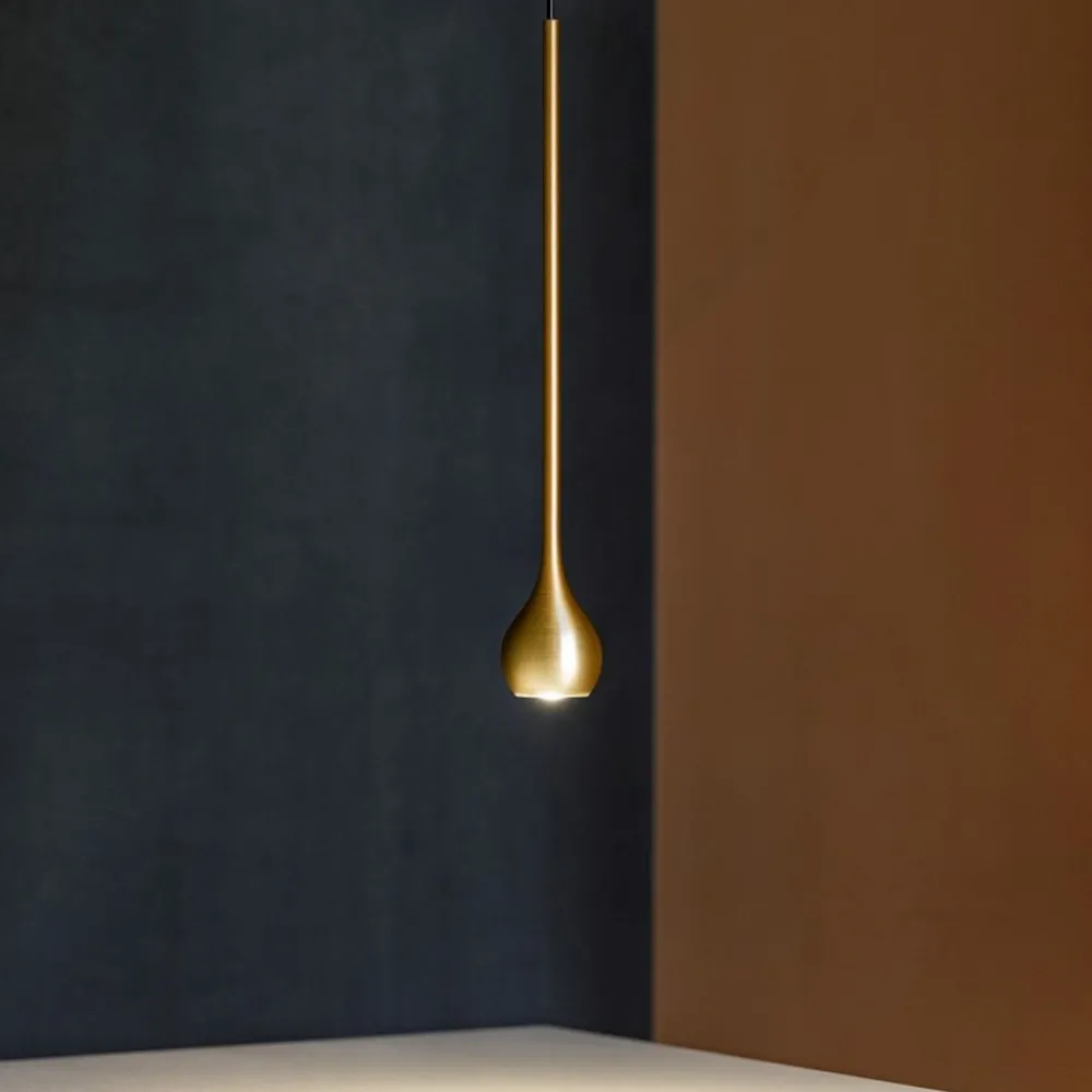 Lampade A Sospensione-Gea Luce ursula lampada a sospensione led 5w 3000k sottile colore oro