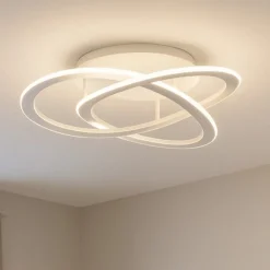 Plafoniere Moderne-Gea Luce yara plafoniera moderna led 30w 4000k design minimal