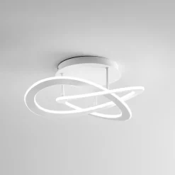 Plafoniere Moderne-Gea Luce yara plafoniera moderna led 40w 4000k per soggiorno
