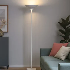 Lampade Da Terra-Gea Luce ypsilon lampada da terra bianca led 3000k moderna