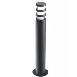 Lampioni Da Giardino-Gea Luce zeis lampione da giardino cilindro antracite moderno
