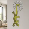 Orologi Da Parete Moderni-Selezionato da Mazzolaluce Geko orologio geko da parete legno verde cedro