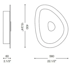Plafoniere Moderne-Ideal Lux Geko pl4 plafoniera design sagomato vetro bianco per soggiorno