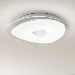 Plafoniere Moderne-Ideal Lux Geko pl3 plafoniera moderna 40cm moderna vetro bianca 3 luci