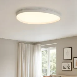 Plafoniere Moderne-Ideal Lux Gemini pl d081 grande plafoniera a led bianca 41w 3000k moderna