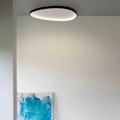 Plafoniere Moderne-Ideal Lux Gemini pl d081 plafoniera led 3000k dali push dimmerabile