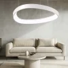 Lampadari Moderni-Ideal Lux Gemini sp d042 lampadario design bianco led 38w 3000k per soggiorno