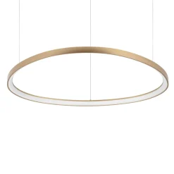 Lampadari Moderni-Ideal Lux Gemini sp d105 ottone lampadario led 80w 3000k design moderno