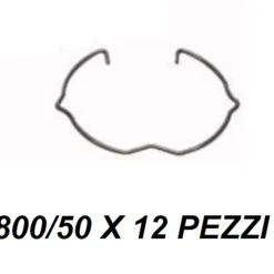 Faretti Da Incasso-IsyLuce Ghiere per faretti blocca lampadina 12pz metallo