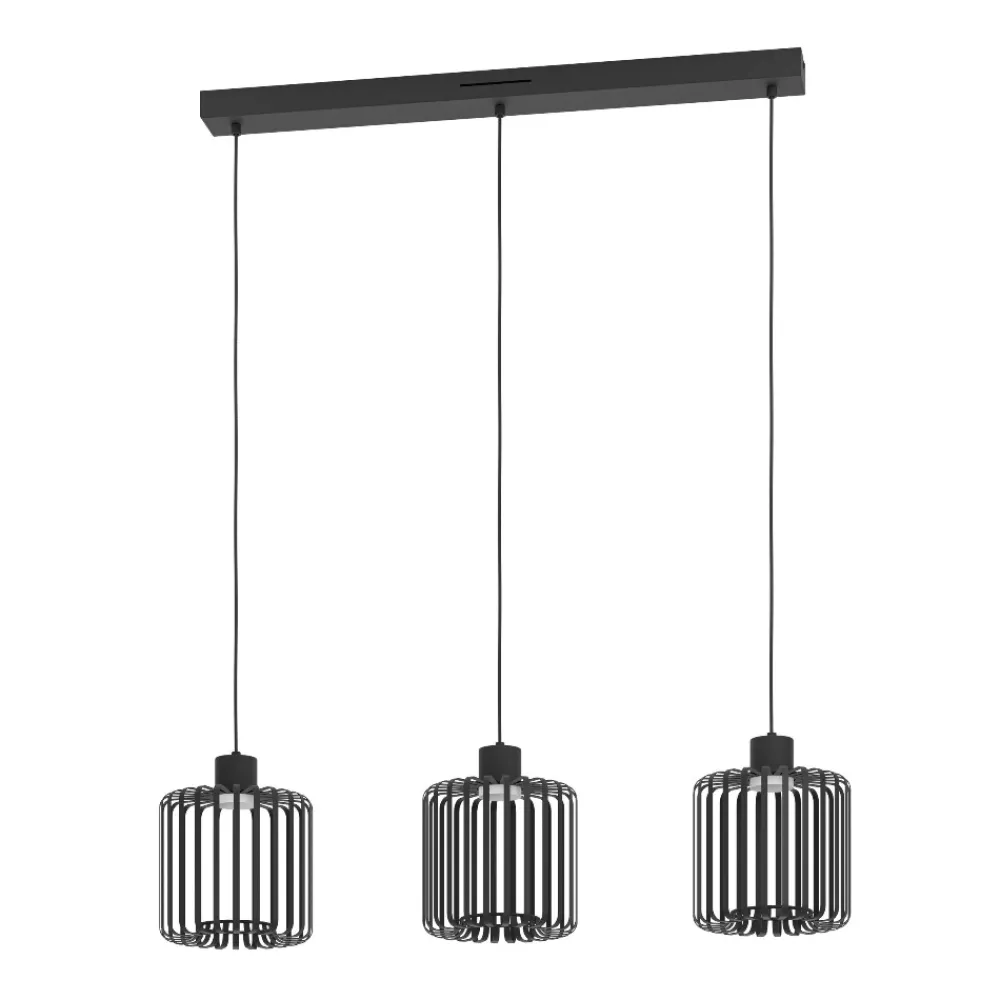 Lampadari Cucina-Eglo Ginestrone z lampadario da cucina 3 luci led rgb da 2700k a 6500k