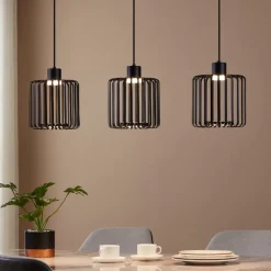Lampadari Cucina-Eglo Ginestrone z lampadario da cucina 3 luci led rgb da 2700k a 6500k