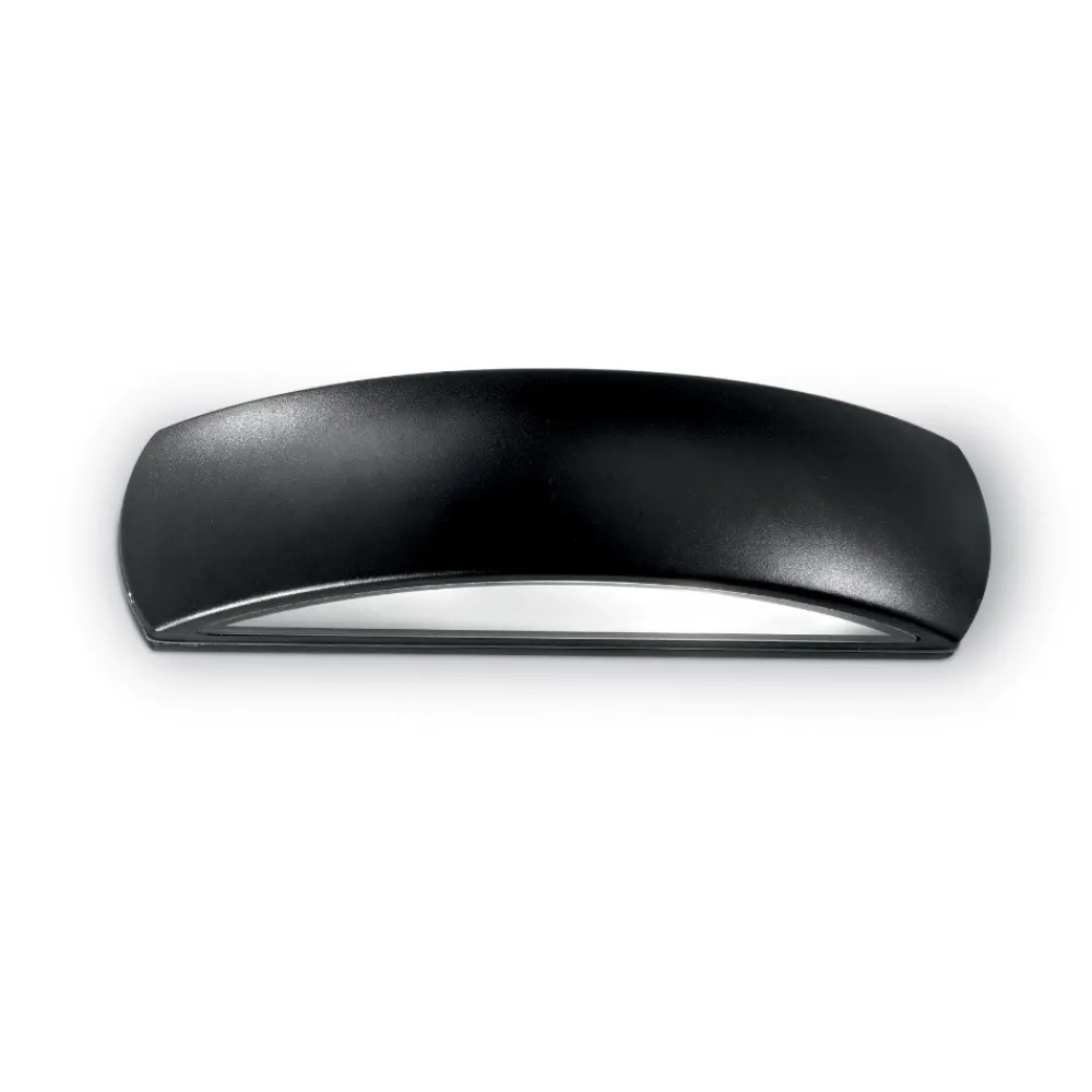 Applique Da Esterno-Ideal Lux Giove ap1 applique curvo da esterno nero